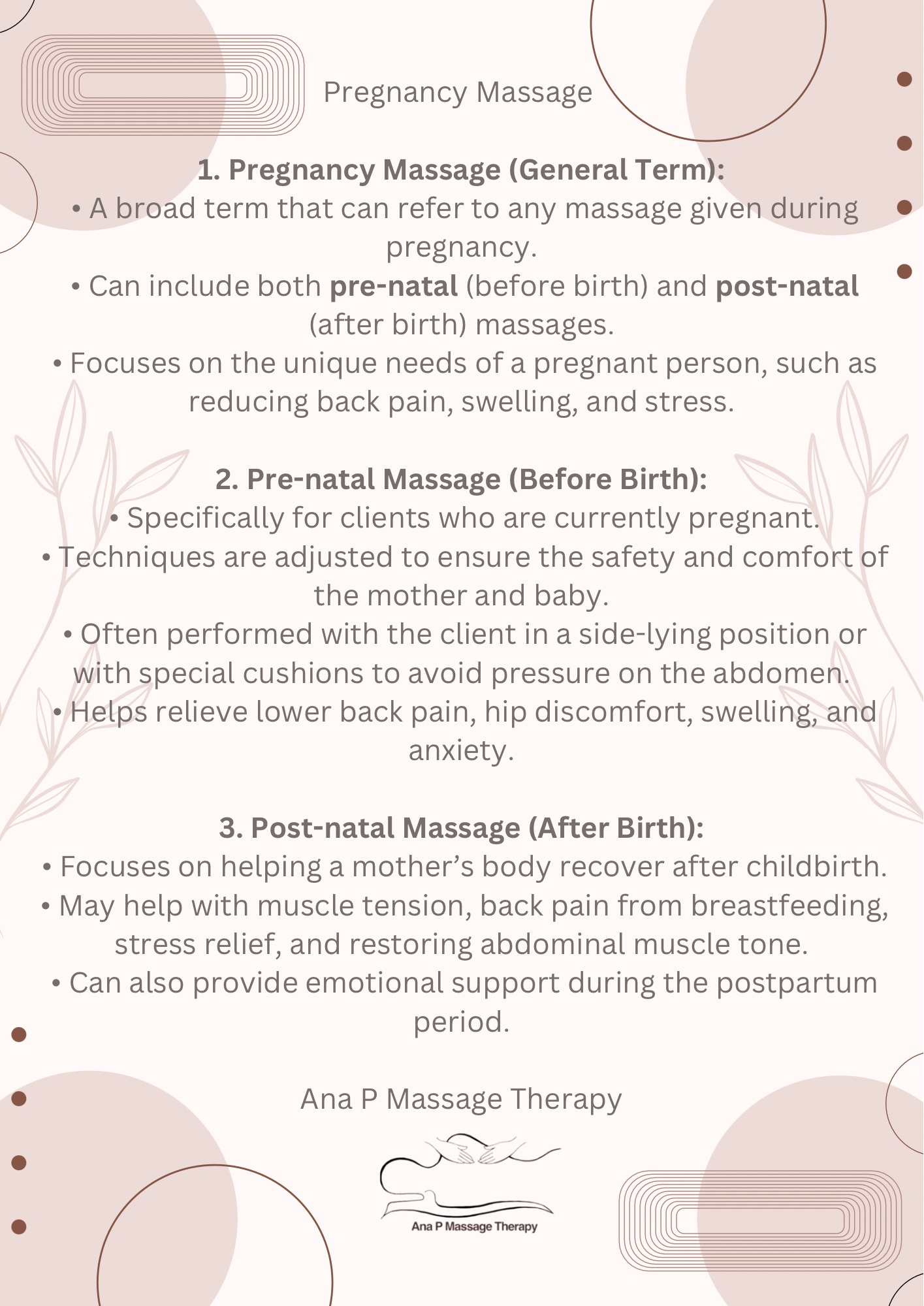 Pregnancy Massage